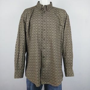 🔴Faded Glory NWOT tan men's long sleeve shirt